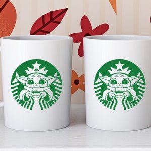 *NEW and HANDMADE* - Baby Yoda Coffee Mug - 11 Ounces Funny Coffee Mug